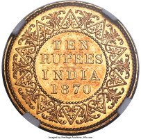 10 rupees - Indes britanniques
