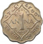 1 anna - Indes britanniques