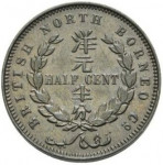 1/2 cent - Borneo Britannique