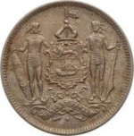 2 1/2 cents - Borneo Britannique