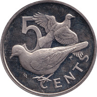 5 cents - Iles Vierges Britanniques
