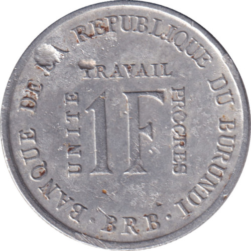 1 franc - Burundi