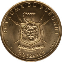 50 francs - Burundi