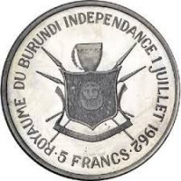 5 francs - Burundi