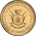 25 francs - Burundi