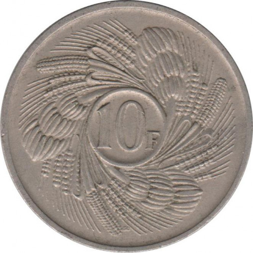 10 francs - Burundu