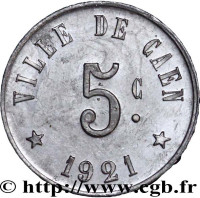 5 centimes - Caen