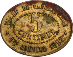5 centimes - Carcassonne