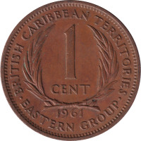 1 cent - Caraïbe Orientale