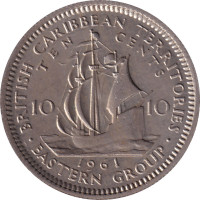 10 cents - Caraïbe Orientale