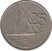 25 cents - Iles Caïmans
