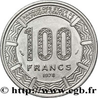 100 francs - Centrafrique