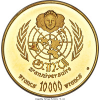 10000 francs - Centrafrique