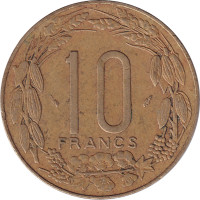 10 francs - Central African States