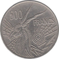 500 francs - Etats de l'Afrique Centrale