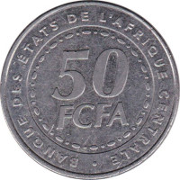 50 francs - Etats de l'Afrique Centrale