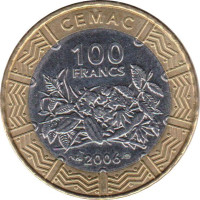 100 francs - Etats de l'Afrique Centrale