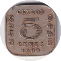 5 cents - Ceylan