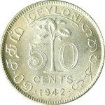 50 cents - Ceylon