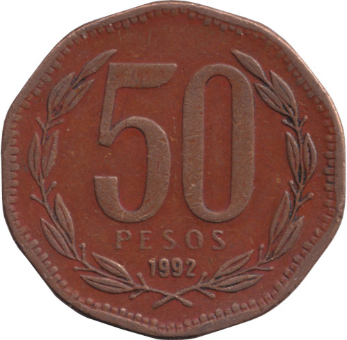 50 pesos - Chili