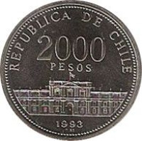 2000 pesos - Chili