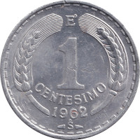 1 centesimo - Chili