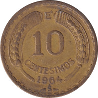 10 centesimos - Chili