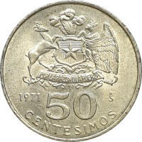 50 centesimos - Chili