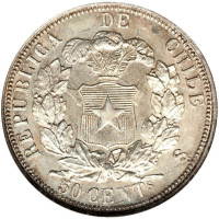 50 centavos - Chili