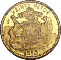 20 pesos - Chili