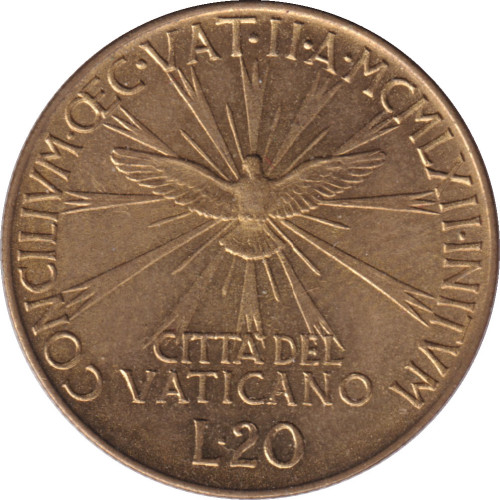 20 lire - Cité du Vatican