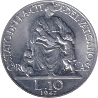 10 lire - Citad of Vatican
