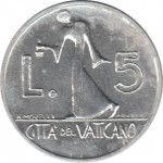 5 lire - Citad of Vatican