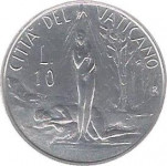 10 lire - Citad of Vatican