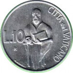 10 lire - Cité du Vatican