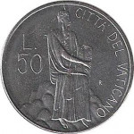 50 lire - Cité du Vatican