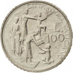 100 lire - Citad of Vatican