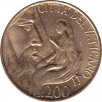 200 lire - Cité du Vatican