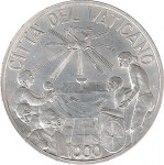 1000 lire - Citad of Vatican