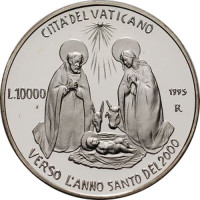 10000 lire - Cité du Vatican