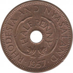 1/2 penny - Colonie de Rhodésie 