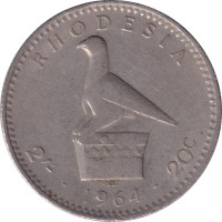 2 shillings - Colonie de Rhodésie 