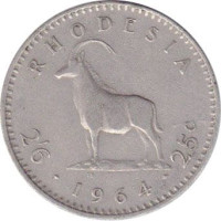 2 1/2 shillings - Colonie de Rhodésie 