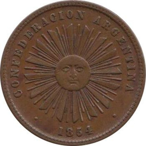 1 centavo - Confederation Argentina