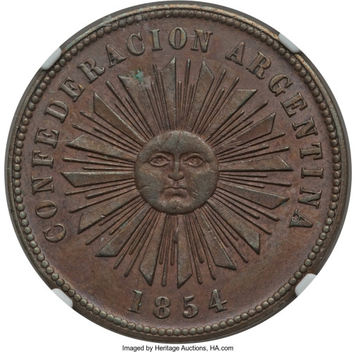 4 centavos - Confederation Argentina
