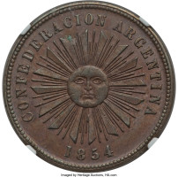 4 centavos - Confédération argentine