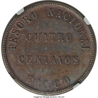 4 centavos - Confédération argentine
