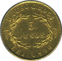 5 pesos - Confédération grenadine