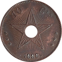 10 centimes - Etat indépendant du Congo