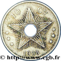 5 francs - Etat indépendant du Congo